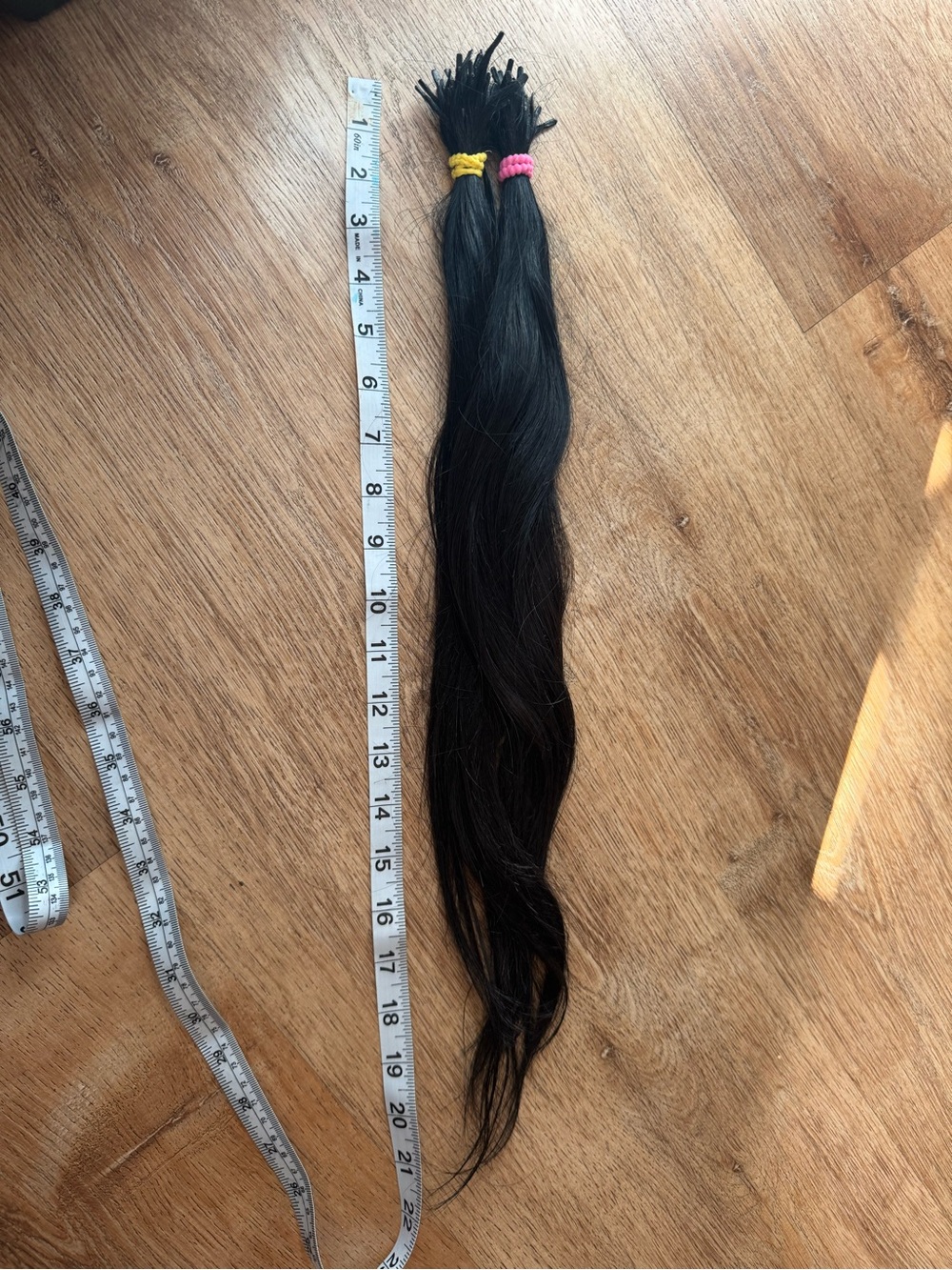 Bellami professional I-Tip hair extensions preowned roughly 18-20 inches